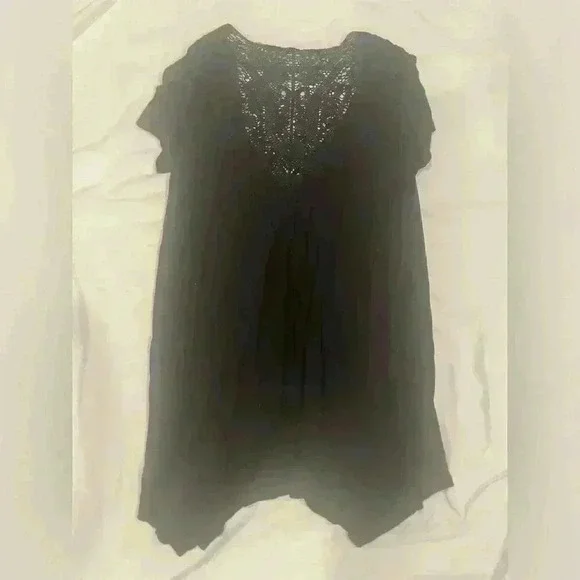 Apt 9 Open Knit Cardigan Size Small Black - Picture 4 of 6